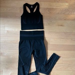 H&M Sports bra and leggings set